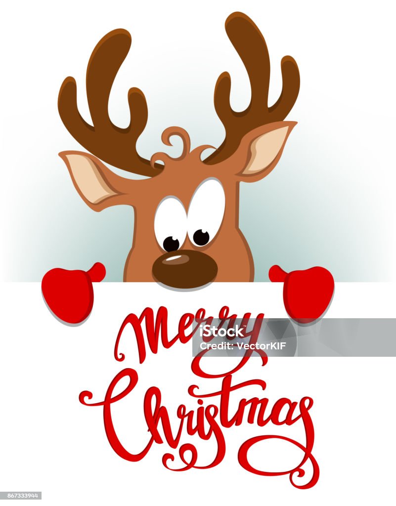 Ilustración de Feliz Navidad Tarjeta De Felicitación Con Graciosos Renos Escondiéndose Detrás De Carteles Con Letras y más Vectores Libres de Derechos de Reno navideño - iStock Ilustración de Feliz Navidad Tarjeta De Felicitación Con Graciosos Renos Escondiéndose Detrás De Carteles Con Letras y más Vectores Libres de Derechos de Reno navideño - iStock