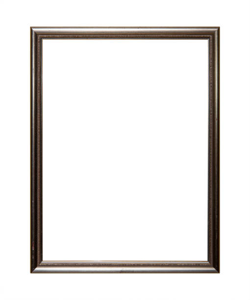 istock Silver painted picture or photo frame 867347998