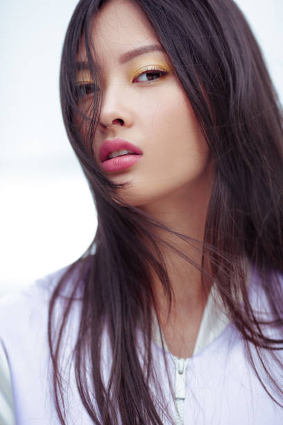 istock Asian fashion model outdoors 867362968