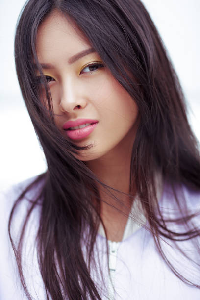 istock Asian fashion model outdoors 867363064