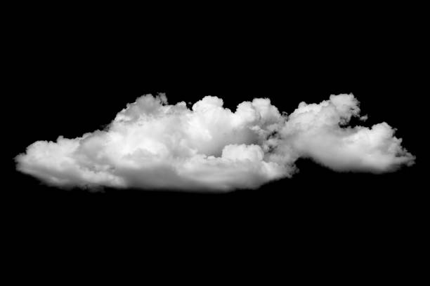 nubes sobre un fondo negro - cloud cloudscape above pattern fotografías e imágenes de stock