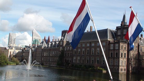 Binnenhof Parliament Building Situated In The Hague South Holland The Netherlands Europe