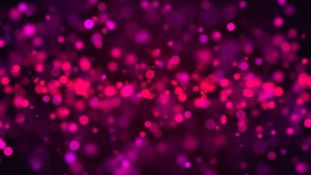 istock Purple bokeh abstract background. Digital illustration 867371112