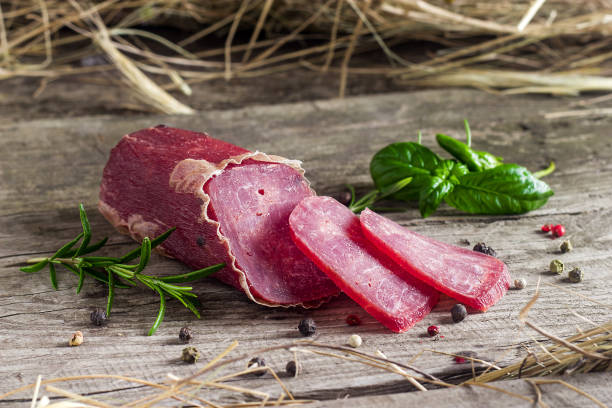 istock luncheon meat - dried sausage saucisson 867371680