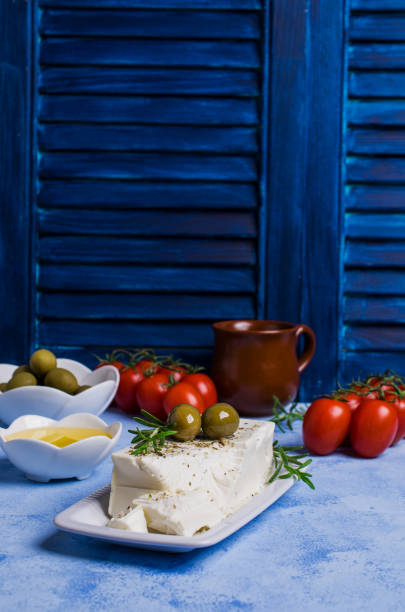 istock Cheese feta with olives 867372302