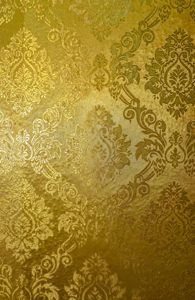 istock Thai pattern  Art Golden (Lai Thai) Background and Wallpaper Texture . Thai traditional art 867372758