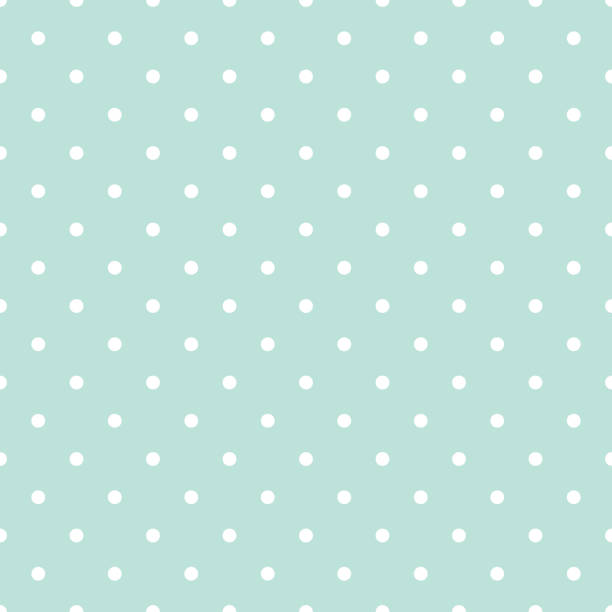 Blue and white polka dot baby seamless vector pattern Blue and white polka dot baby seamless vector pattern. Cute kid repeat background for fabric textile, muslin blanket and wallpaper design. polka dot stock illustrations