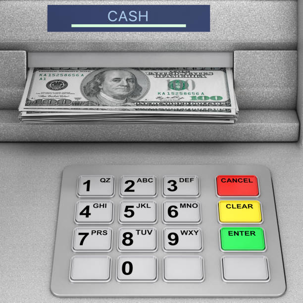 istock Bank Cash ATM Machine. 3d Rendering 867383020