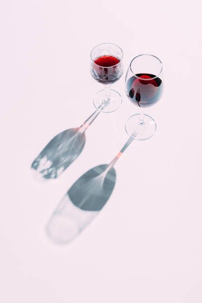 istock Two glasses of red wine 867395896