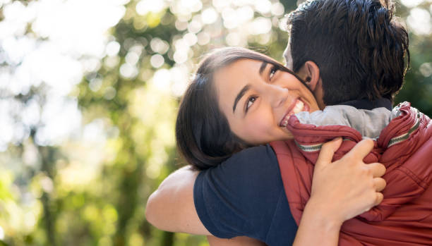 istock Portrait of a loving couple hugging 867401976