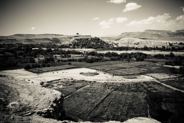 istock Ancient Moroccan kasbah with lavish land plots 867410200