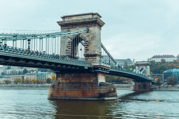 istock Szechenyi Chain Bridge view from Danube side. Budapest, Hungary. 867413786