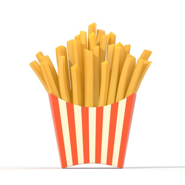 istock Fast food french fries in a container 867417112