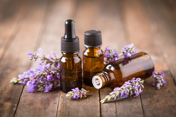 Lavender aromatherapy stock photo