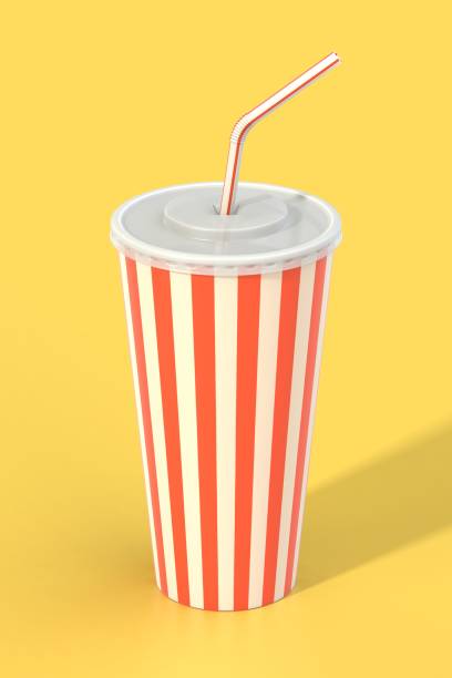 istock Fast food cola drink cup and drinking straw 867417902