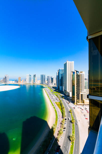 Buildings at Al Khan Lagoon, Sharjah