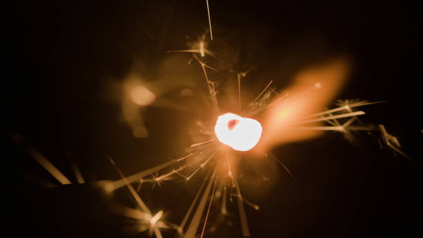 istock Magic Glowing Flow of Sparks in the Dark 867424412