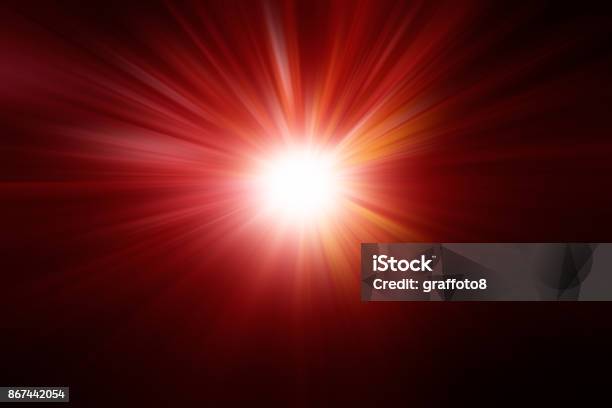 Light Riss Blurred Composition With Radial Light Rays Flash Light Stock Photo ...