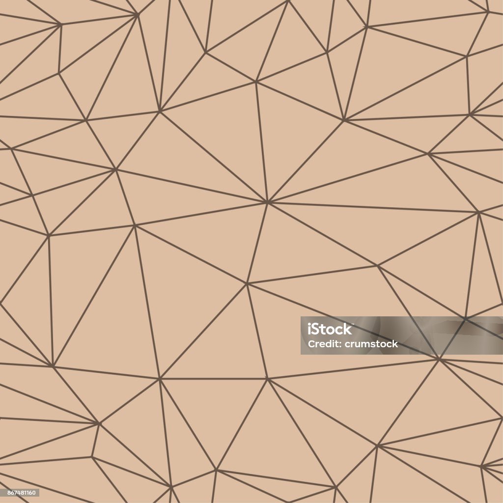 Geometric Pattern Pattern Beige Beige And Brown Geometric Ornament Seamless Pattern Stock Illustration ...