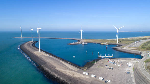 istock Wind turbines, North Sea coastline 867483708