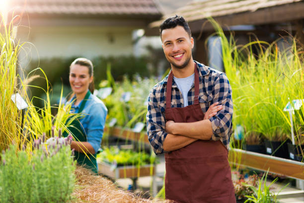 istock Garden Center Employees 867483810