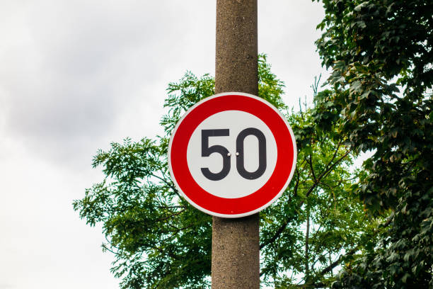 istock number 50 traffic limit sign 867488186