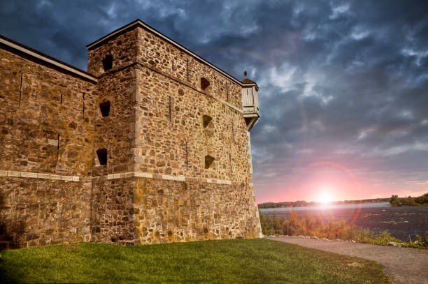 Fort Chambly, a national historic site in Quebec, Canada.