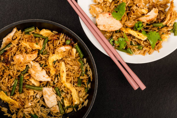 istock Indonesian Style Nasi Goreng Chicken and Rice 867507004