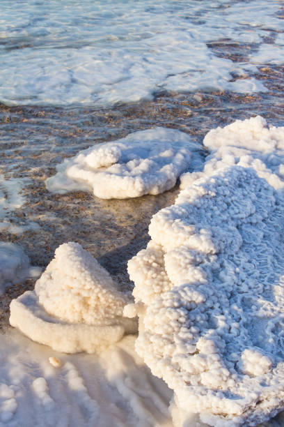 istock Dead Sea salt deposits stones 867516796