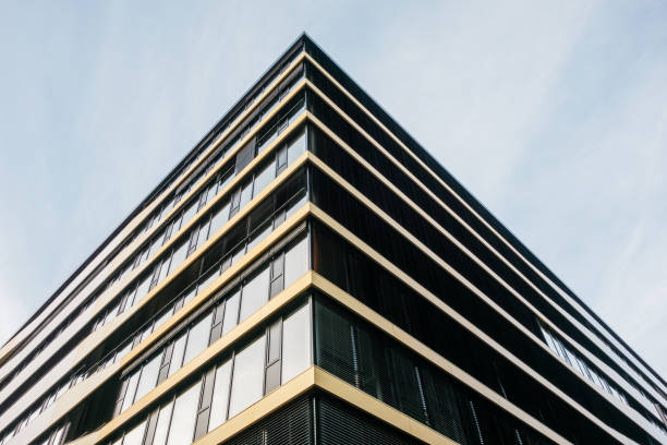 istock detailed view of modern corner office building 867544374