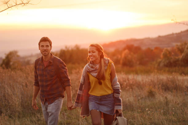 istock Loving young couple having fun outdoors 867544818