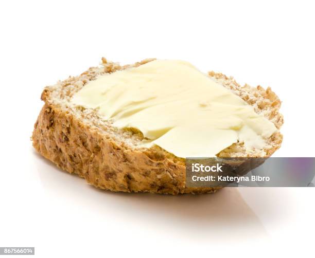 Bran Bread Stock Photo - Download Image Now - Butter, Bread, Baguette