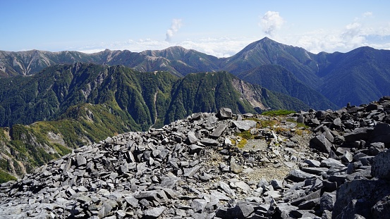 Japanese North Alps mountaineering image