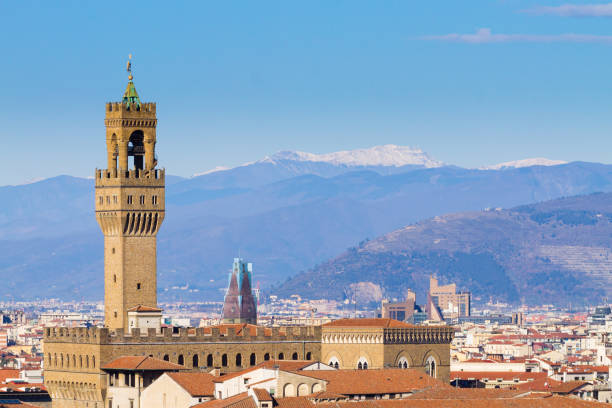 istock Florence aerial view, tuscany, Italy 867641070