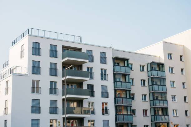 istock white modern plattenbau building with grey balcony 867655028