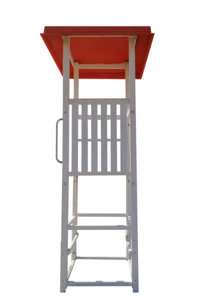 istock Lifeguard Tower with red roof 867658492