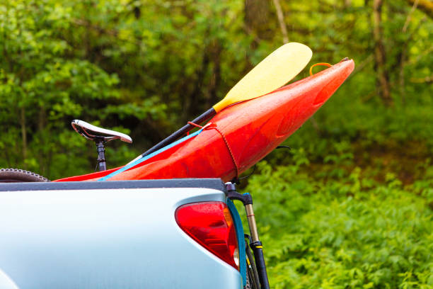 istock Sport objects, closeup of kayak prow 867661914