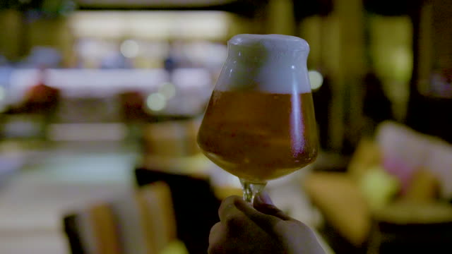 Beer in a bar