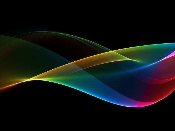 istock Colorful smoke isolated on a black background 867671710