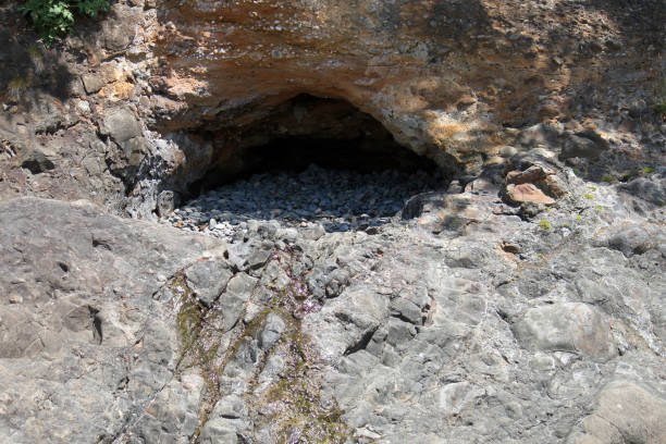 istock A small shallow cave with a gravel bottom