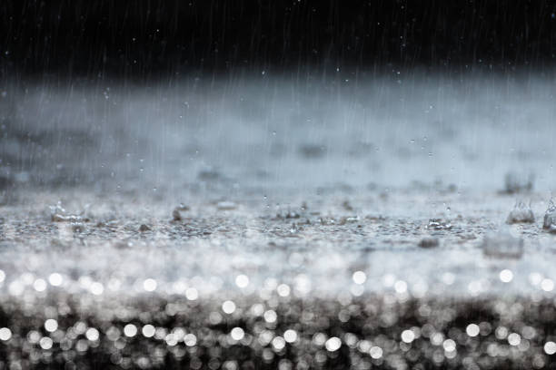 istock Rain fall on the ground in rains season. 867675816