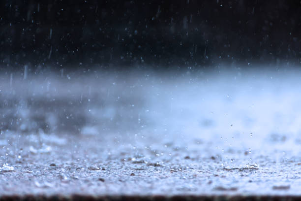 istock Rain fall on the ground in rains season. 867675840