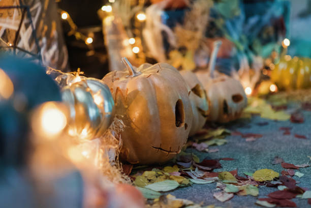 istock home hand made decoration for the celebration of Halloween 867676132