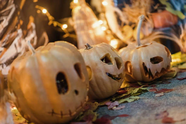 istock home hand made decoration for the celebration of Halloween 867676258