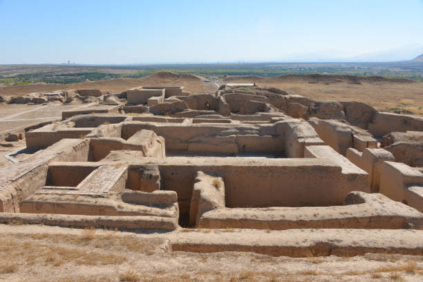 istock Ancient Nisa ruins, near Ashgabat, Turkmenistan 867688864