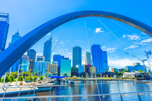 istock Urban landscape of Perth Australia 867704478