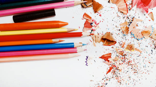istock Colored pencils and shavings 867720166