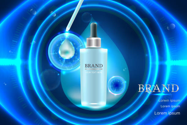 istock Cosmetic container with advertising background ready to use, luxury skin care ad. 867723528