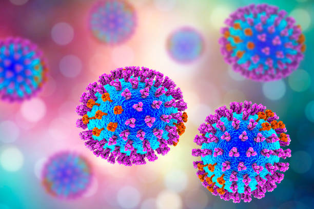 ilustração do vírus da gripe - pig swine flu flu virus cold and flu - fotografias e filmes do acervo