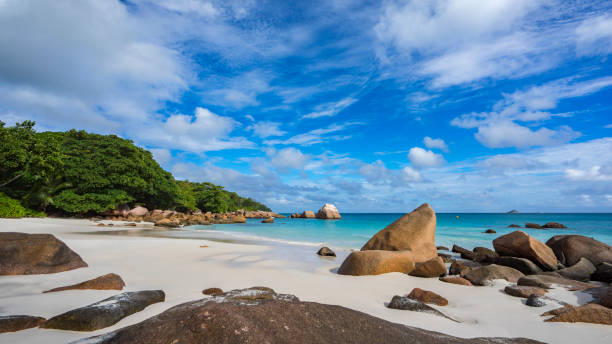 istock Paradise beach at anse lazio on the seychelles 49 867736534